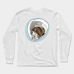 Snuggle the cat Long Sleeve T-Shirt